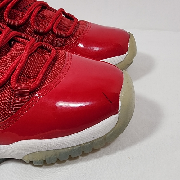 Nike Air Jordan 11 Retro Win Like '96 378038-623 Youth Size 6.0 Red - Picture 8 of 16